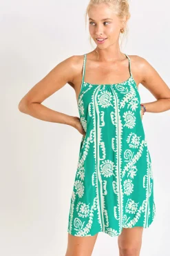 Robe Vert HEIVA SARONG
