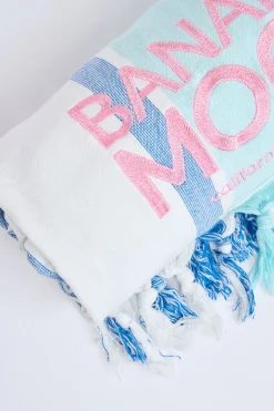 Serviette de plage Bleu WILLIAN MARBELLA