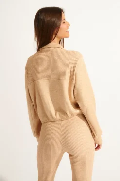 Sweatshirt Beige TELLA GINSKY