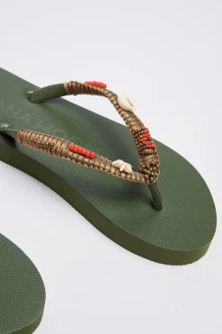 Tongs Kaki LUCERO TAHUATA