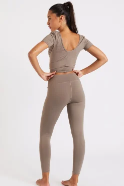 T-shirt Marron MANTRA WELLNESS