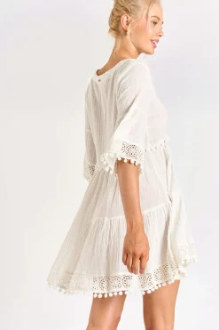 TUNIQUE BEACHWEAR Ecru NATALI JAYANY