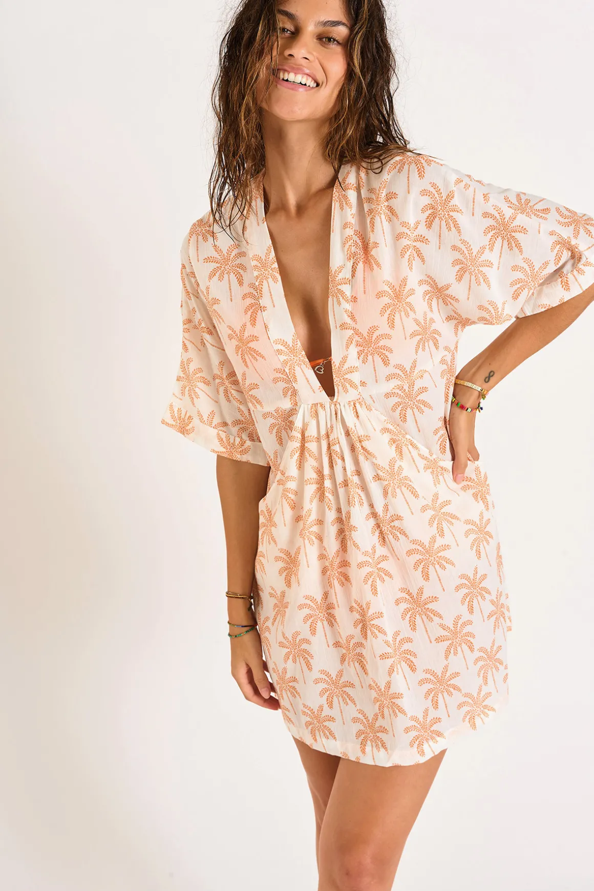 TUNIQUE BEACHWEAR Orange DANIA BEACHPARTY